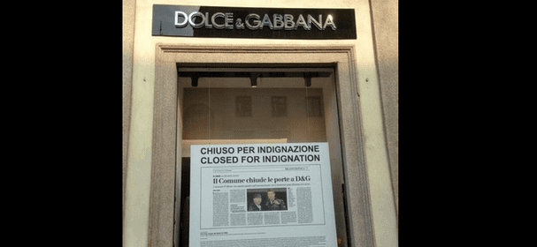 indignazione D&G