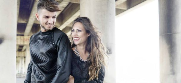 Marco Fantini e Beatrice Valli, protagonisti della Fall/Winter collection Ttp.it