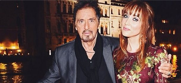 Al Pacino e Chiara Francini: look Dolce & Gabbana a Venezia 71 [FOTO]