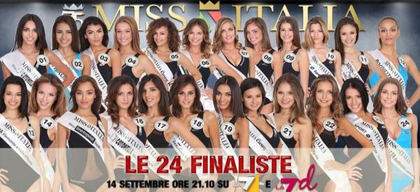 Miss Italia 2014: ecco i nomi delle 24 finaliste