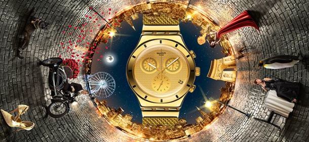 Swatch: mix di strass, oro e tartan nei nuovi orologi autunnali [FOTO]