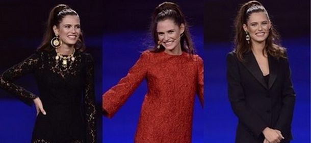 Bianca Balti a Zelig: il suo look è firmato Dolce & Gabbana