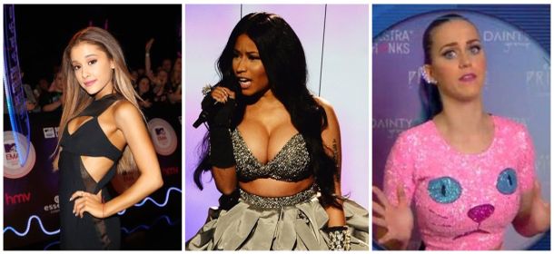 Mtv Ema: gara di "mad look" tra Nicki Minaj, Ariana Grande e Katy Perry