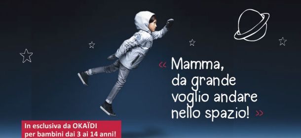 Okaidi: parka per i più piccoli direttamente dallo spazio