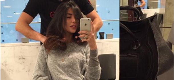 Chiara Biasi e i capelli color Coca Cola: nuovo trend invernale?