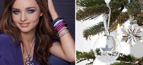 Swarovski: bracciali Stardust e stelle di cristallo per il Natale 2014