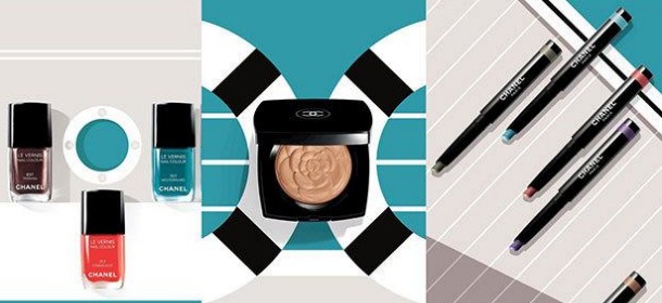 Chanel Mediterranée, collezione make up: occhi effetto bagnato e viso bronzé