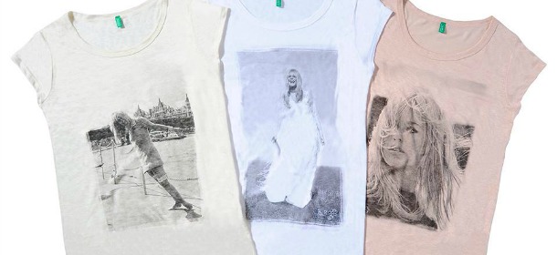 Benetton dedicata una capsule a Brigitte Bardot: la diva sulle t-shirt