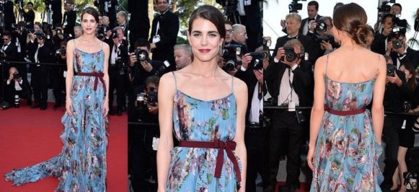 Charlotte Casiraghi a Cannes: incanto di fiori primaverili in Gucci