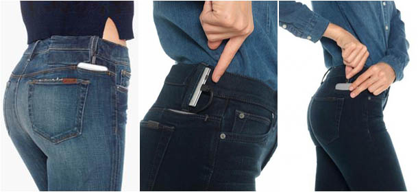 Joe’s Jeans, i jeans skinny per ricaricare l’iPhone nella tasca