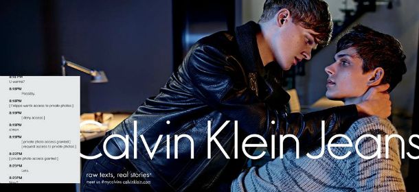 Storico Calvin Klein: nella nuova campagna adv spunta una coppia gay