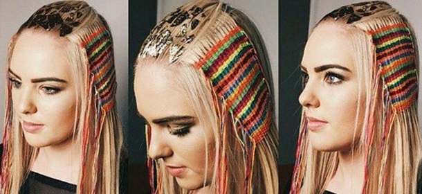 Hair tapestry, i capelli s'intrecciano con il colore: un trend che accende l'estate