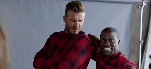 H&M, David Beckham mostra il suo lato ironico nella campagna con Kevin Hart [VIDEO]