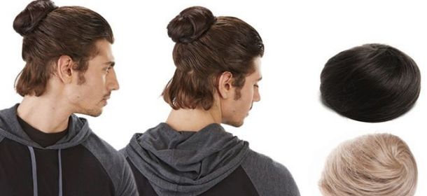 Chignon finto da uomo: la nuova tendenza impazza sul web