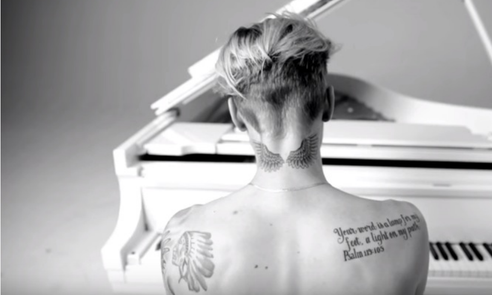 Justin Bieber: tatuaggio ispirato a Victoria’s Secret?