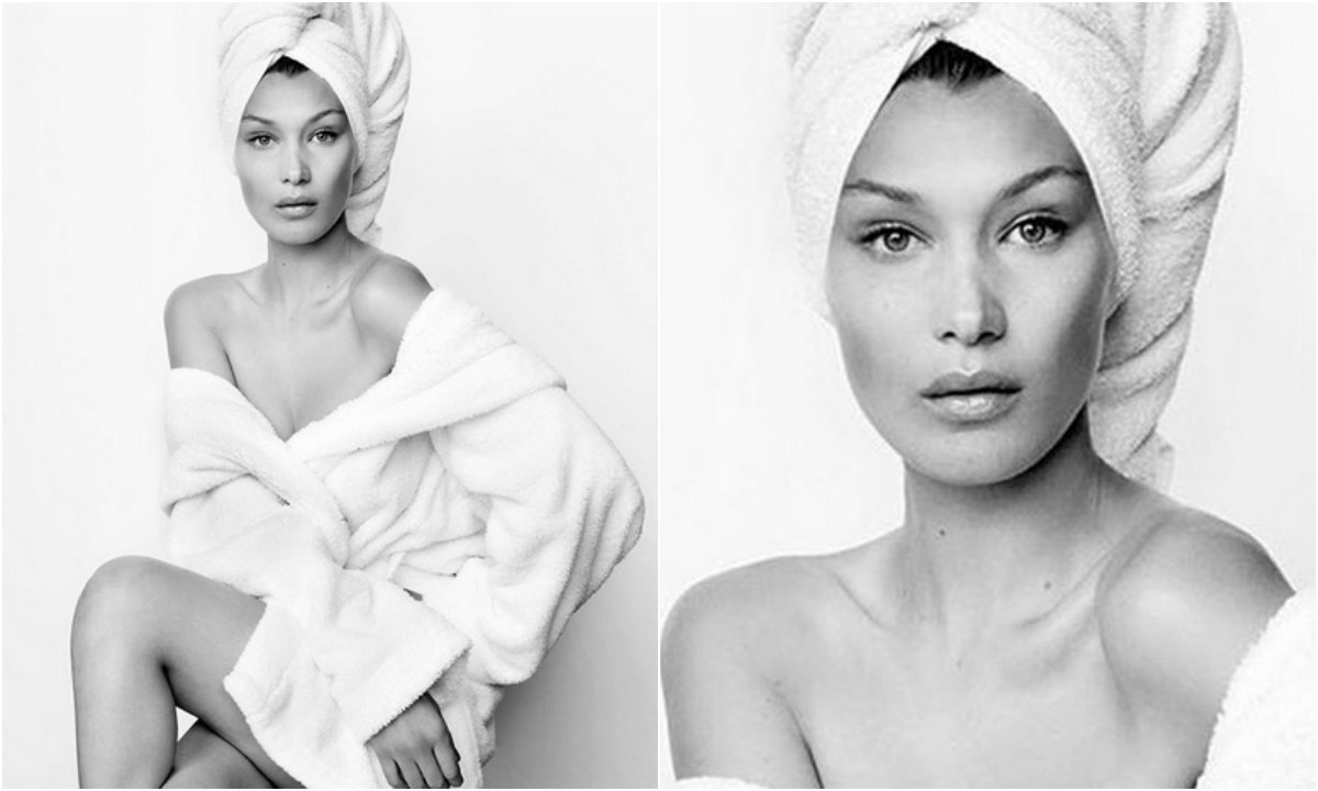 Bella Hadid diventa una Towel Girl