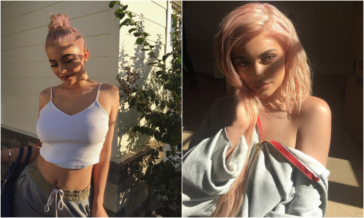 Kylie Jenner ora ha i capelli rosa e lunghissimi