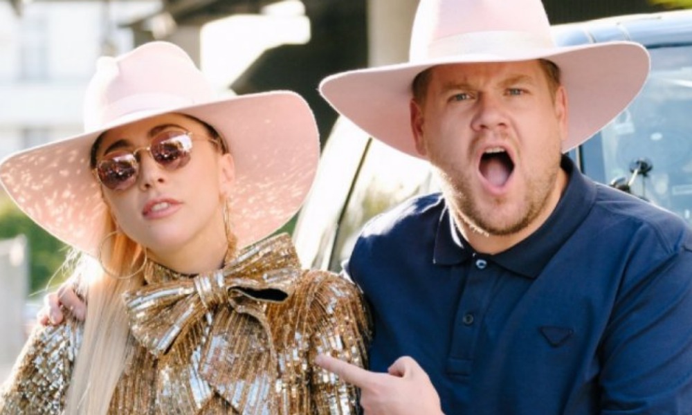 Lady Gaga: il look golden al Carpool Karaoke