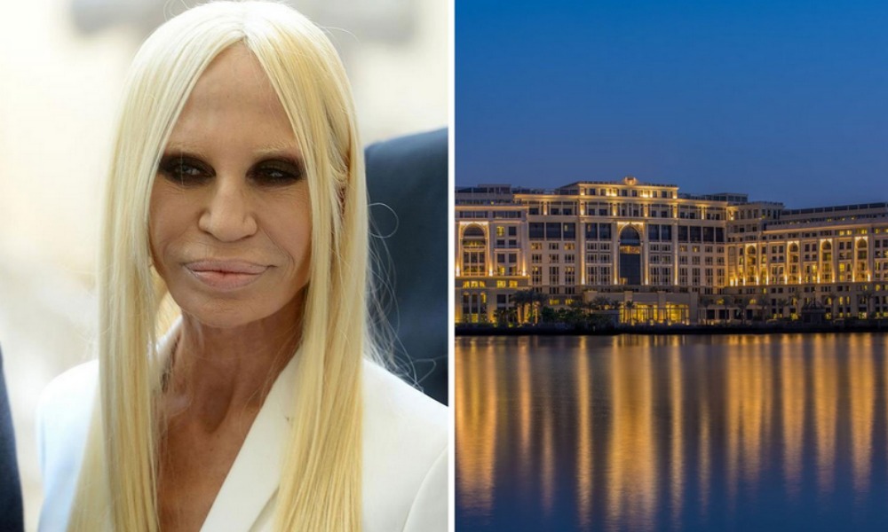 Donatella Versace opening hotel Dubai