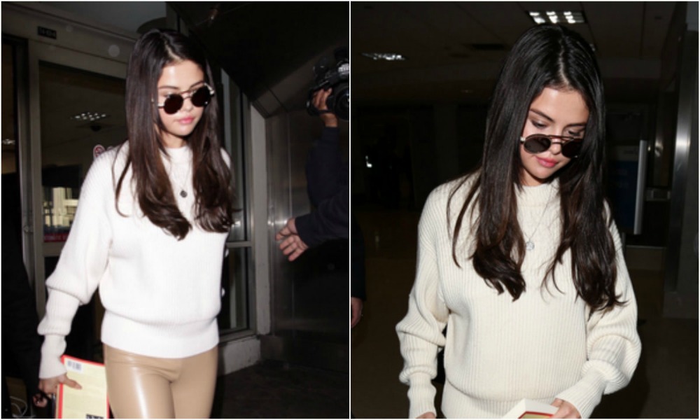 Selena Gomez look aeropèoorto