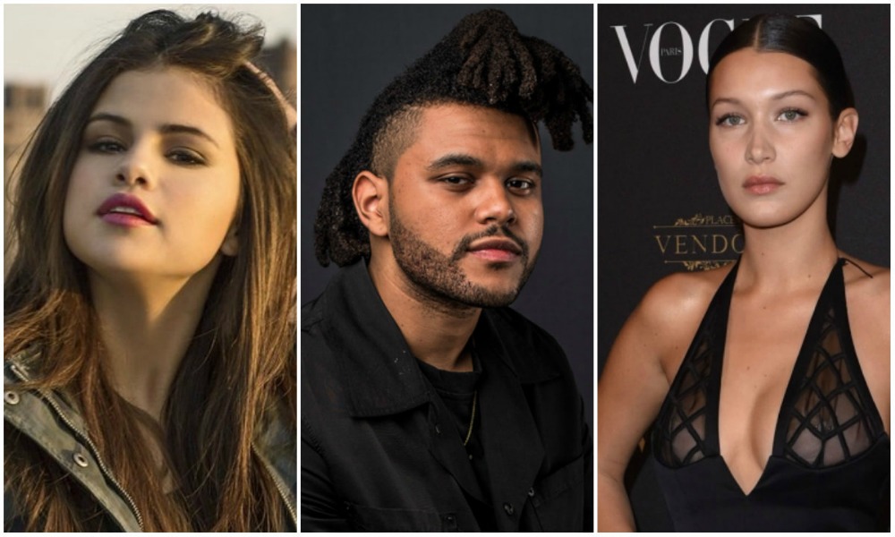 Selena Gomez, Bella Hadid, The Weeknd