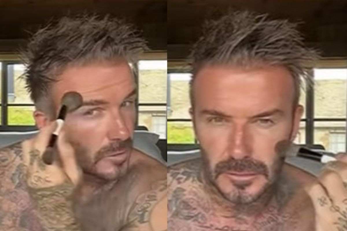 david beckham pelle luminosa