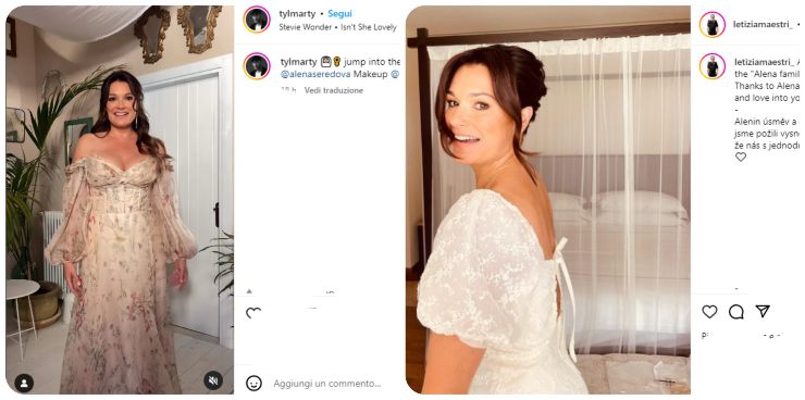 Alena Seredova abiti sposa