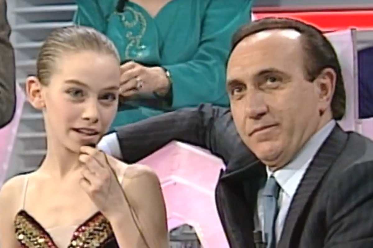 Eleonora Abbagnato e Pippo Baudo bambina