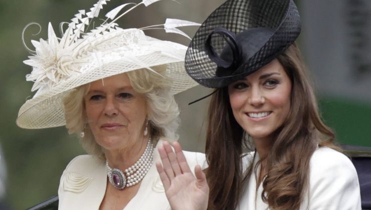 camilla con kate middleton, conflitto tra le due