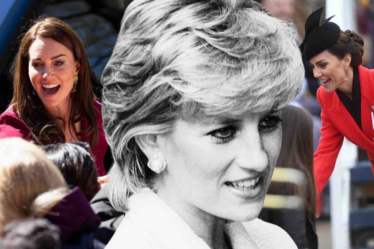 kate middleton come lady diana, cosa le differenzia