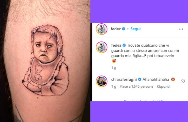 fedez tatuaggio volto vittoria