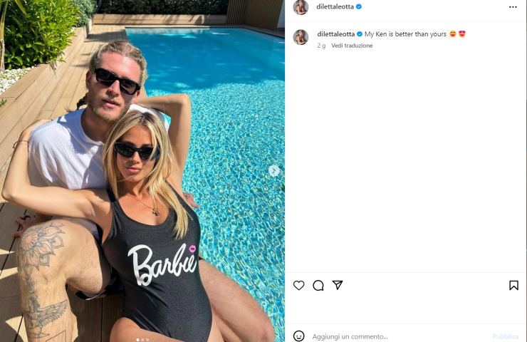 diletta leotta e loris karius