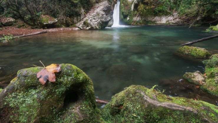 Il lago turchese in Italia