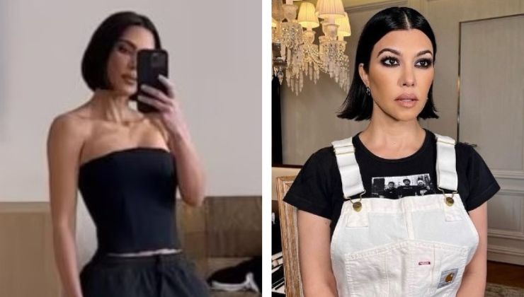 La somiglianza tra le due sorelle Kardashian