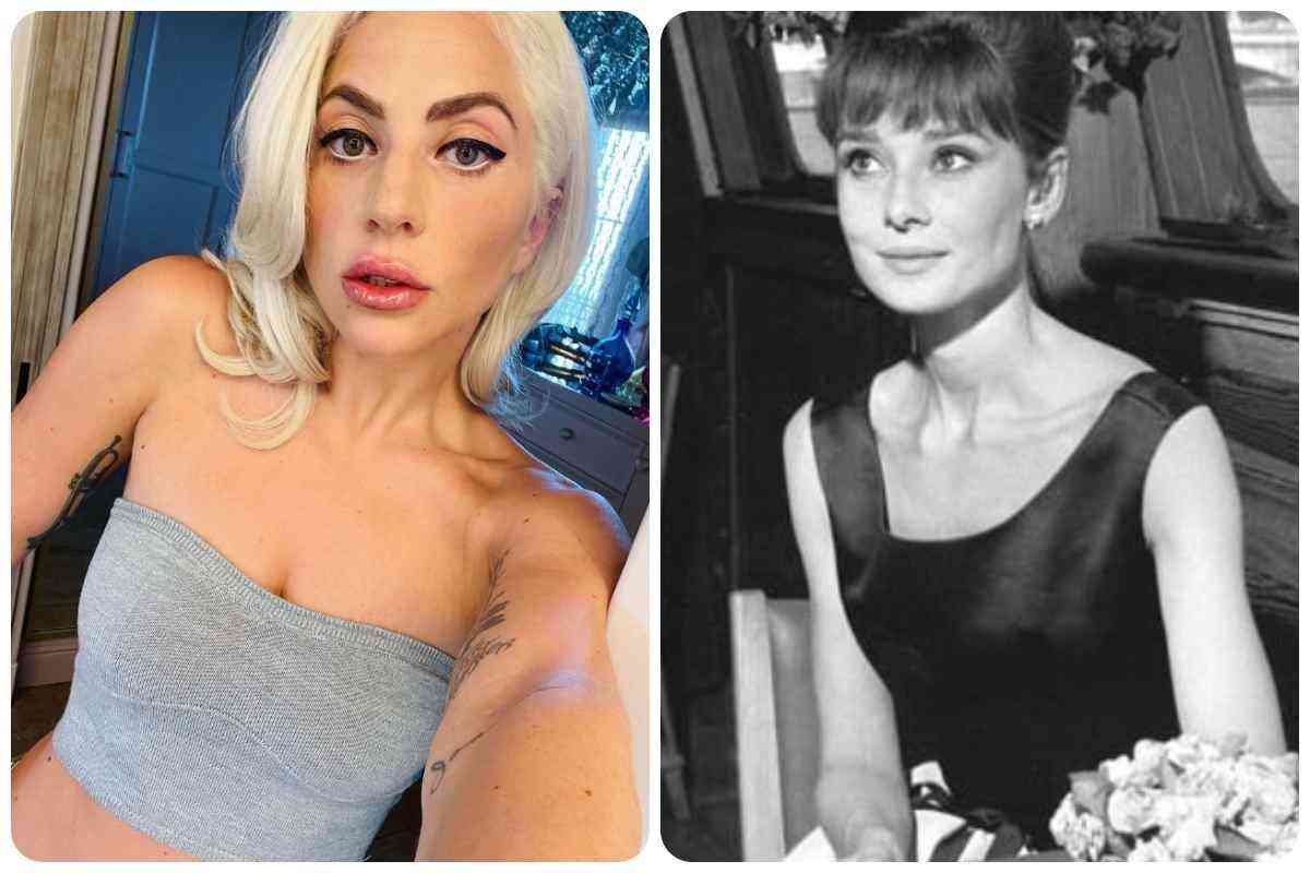 Lady Gaga si trasforma in Audrey Hepburn