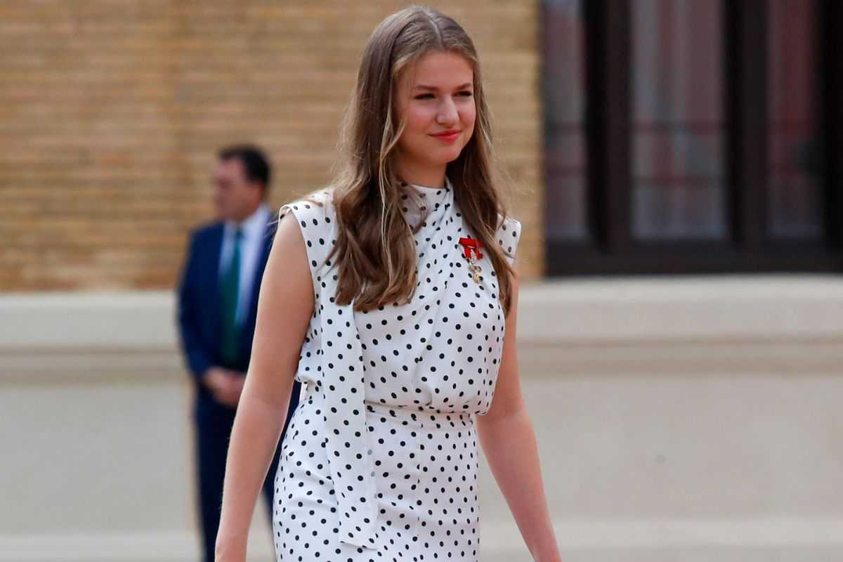 leonor di spagna look principessa