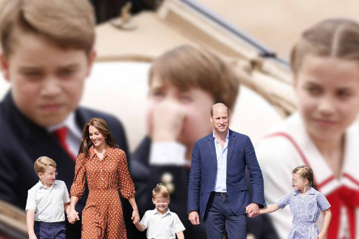 kate e william con figli