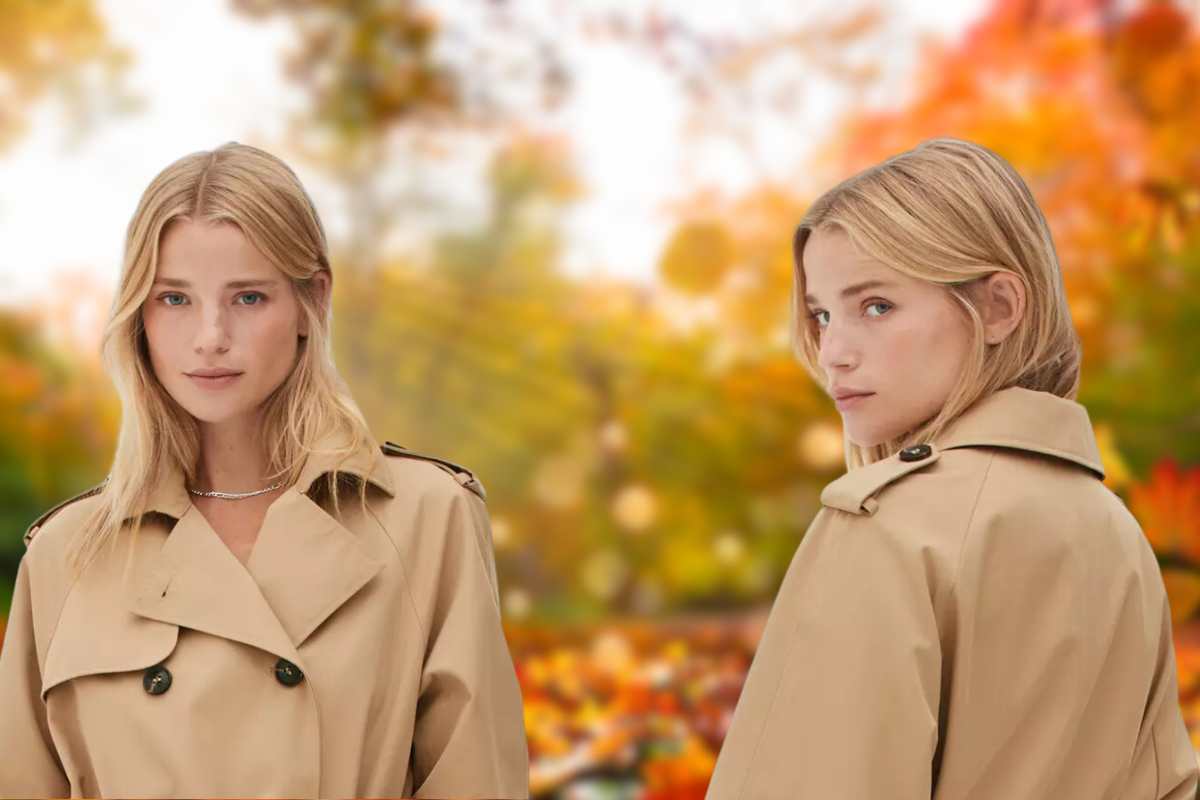 trench per l'autunno donna