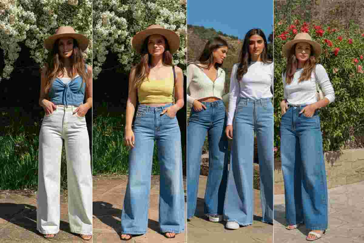 Jeans larghi primavera 2025: scopri i modelli più trendy da indossare